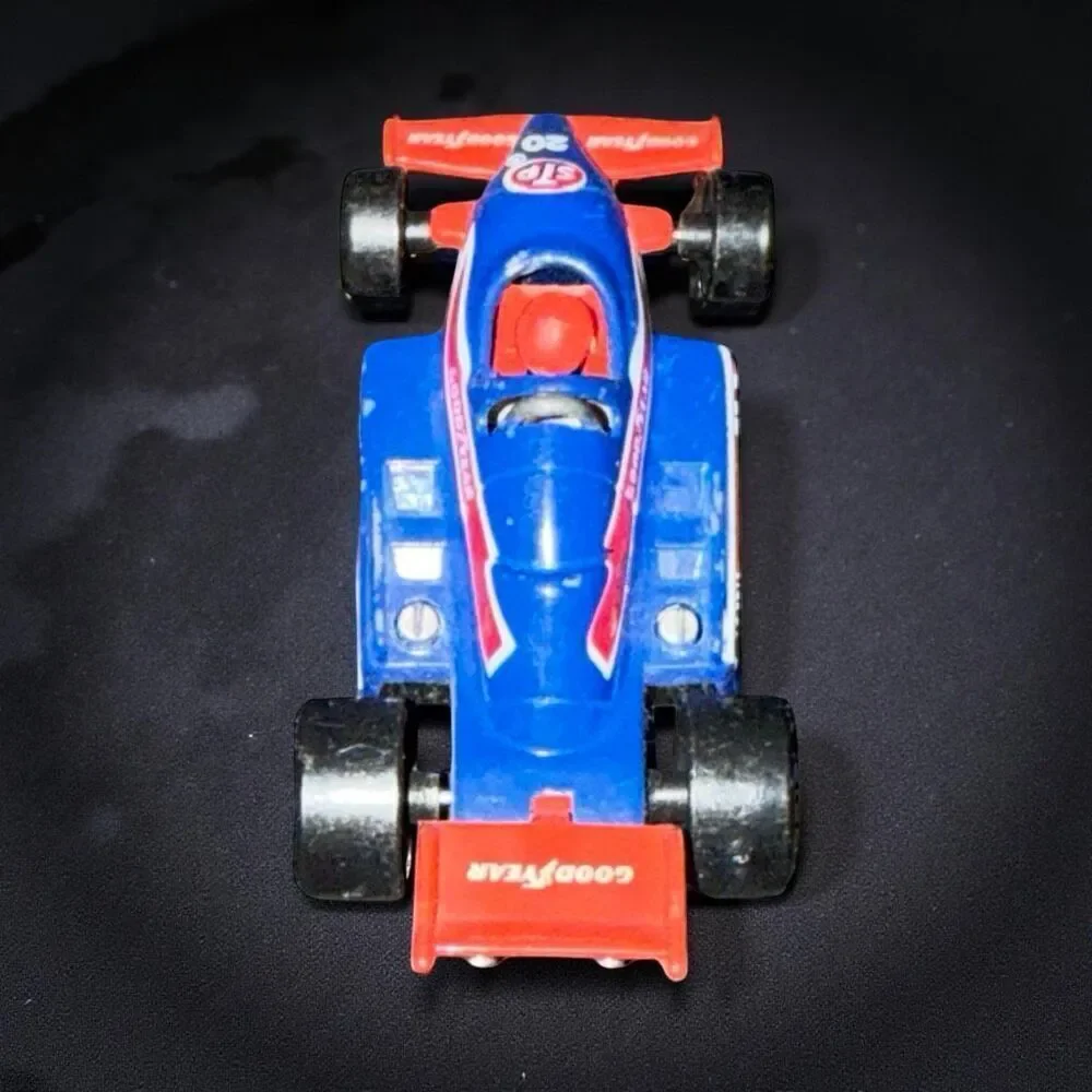 1984 Matchbox Blue #20 Die-cast F1 Racer Goodyear Bosch STP Indy Race Car